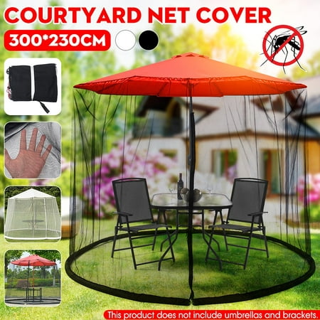 Outdoor Umbrella Net Insect Mosquito, Fancy Outdoor Patio Umbrellas