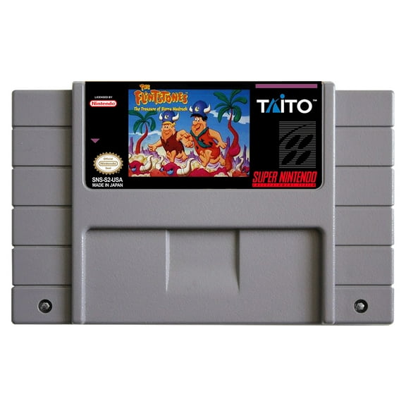 SNES Games Cartridge Flintstones, The - The Treasure of Sierra Madrock