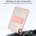 thumbnail image 4 of Shockproof Case for Apple iPad Mini 6th 7th Generation 8.3", Kickstand Slim Fit Rugged Bumper Lightweight Anti-Scratch Bumper Case Cover for iPad Mini 6 7 8.3 Inch 2021/2024,Pink, 4 of 7