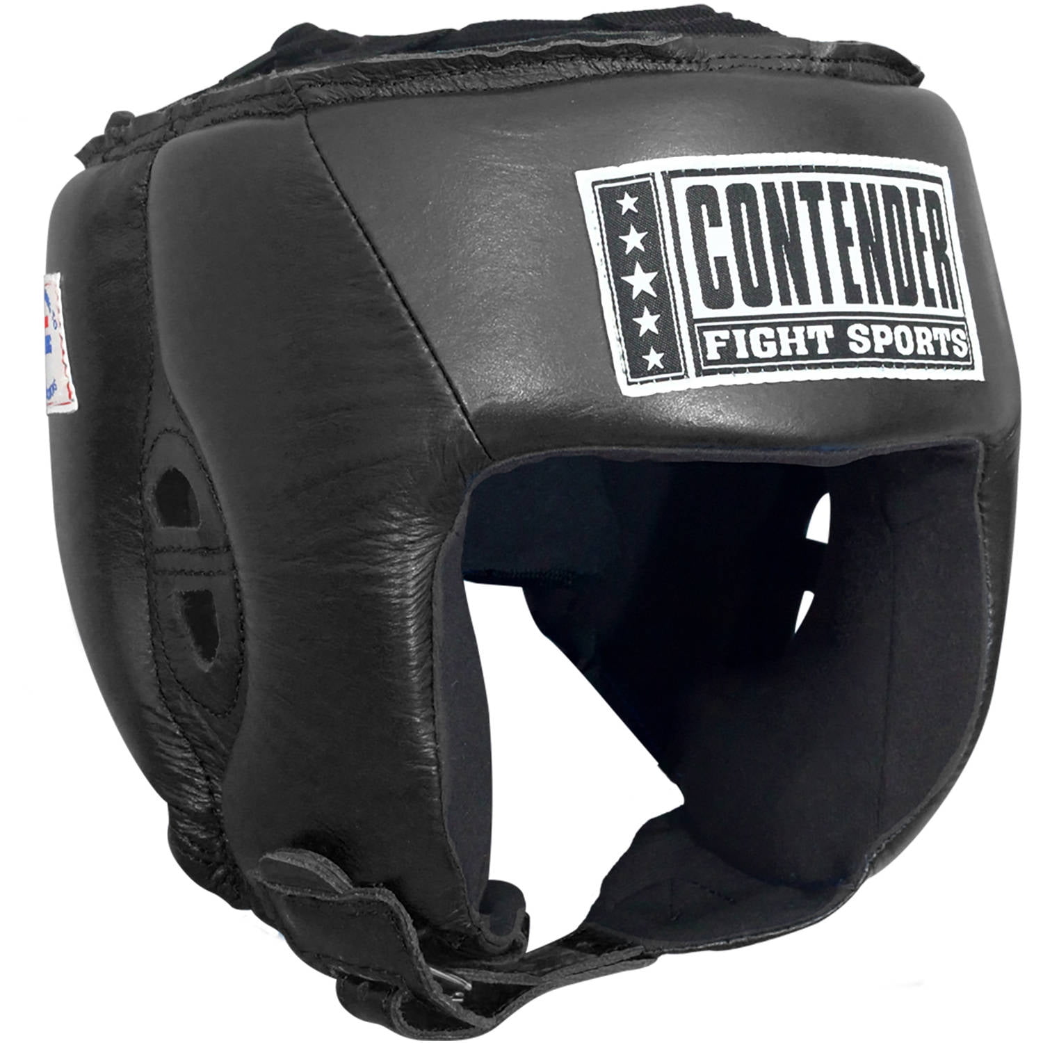 Black Title Boxing Gel Ultra-Lite Washable Custom Form Fit Headgear 