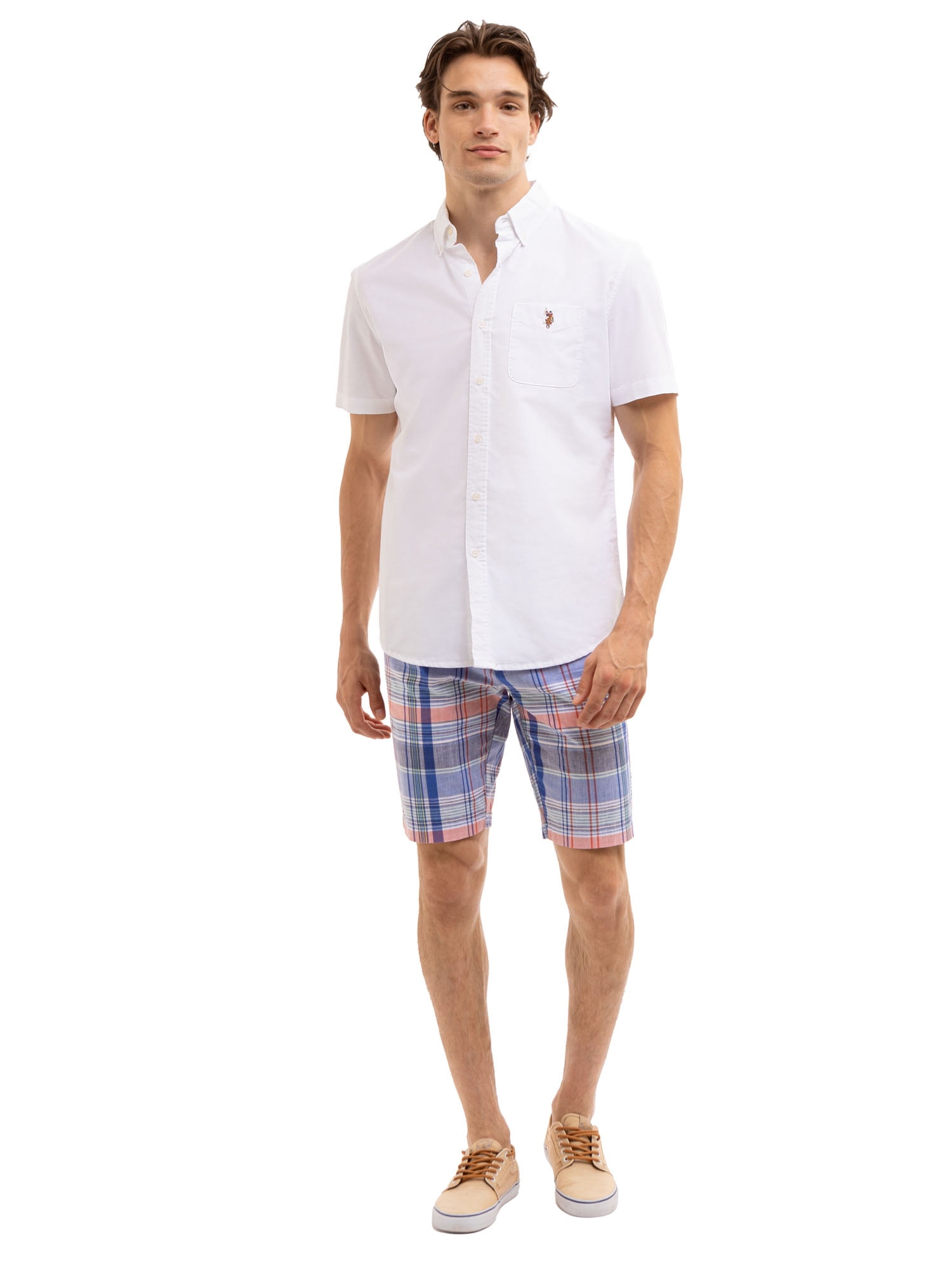 U.S. Polo Assn. Men's Short Sleeve Woven Shirt