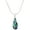 Necklace, variant on Tear Drop Abalone Shell Pendant Necklace or Earring Rhodium Plated 17 Inch Snake Chain J0434
