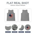 thumbnail image 5 of XCHQRTI Women's Plus Size American Flag Shirt 4th of July Patriotic Tanktop Graphic Casual Tee, 5 of 7