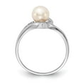 thumbnail image 2 of Real 14kt White Gold FW Cultured Pearl FW Cultured Pearl Ring Size: 6; for Adults and Teens; for Women and Men, 2 of 5