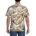 thumbnail image 2 of Naloa Starfish and Sea Shells Men's T-Shirt Sport T-shirt Men's Basic Tee Casual Men's Shirt, Round Neck, Short Sleeves - Small, 2 of 5