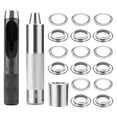 thumbnail image 1 of Miangastore Alloy Grommet Fastening Kit Multi for Tarp Repair Custom Bag Creation 103-Pcs, 1 of 9