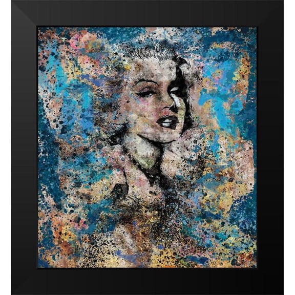 Wiley, Marta 12x13 Black Modern Framed Museum Art Print Titled - Marilyn Monroe III