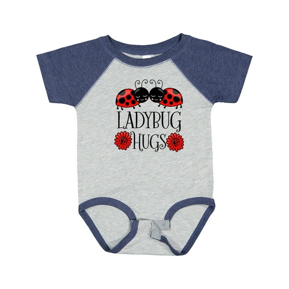 Inktastic Ladybug Hugs Cute Pair of Ladybugs Boys or Girls Baby Bodysuit