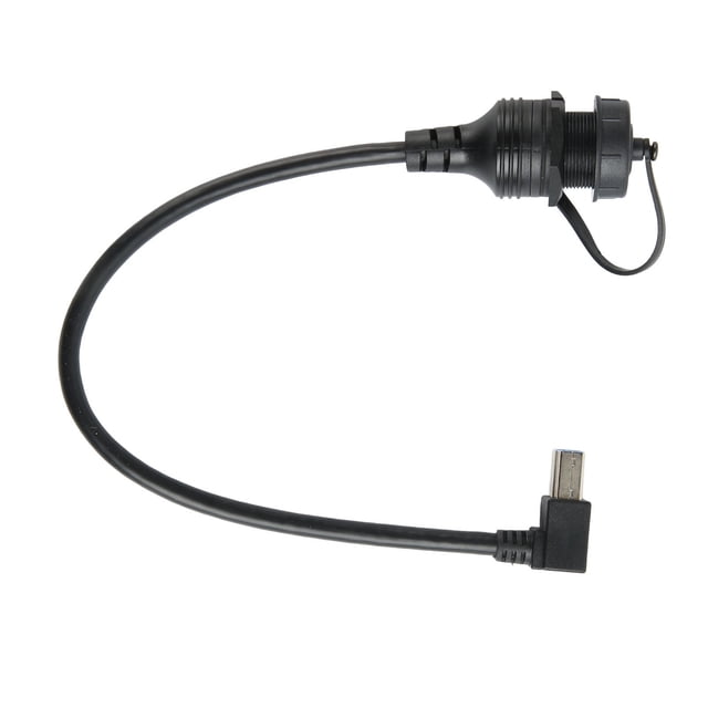 Cable de extensión de datos de impresión USB tipo B 3.0 macho a hembra, resistente al agua, montaje en panel en ángulo de 90 grados, cable de impresora USB