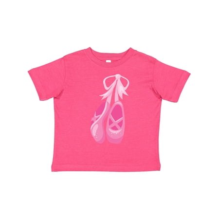 Inktastic Ballet Shoes Ballet Slippers Ballet Dance Pink Girls Toddler T-Shirt