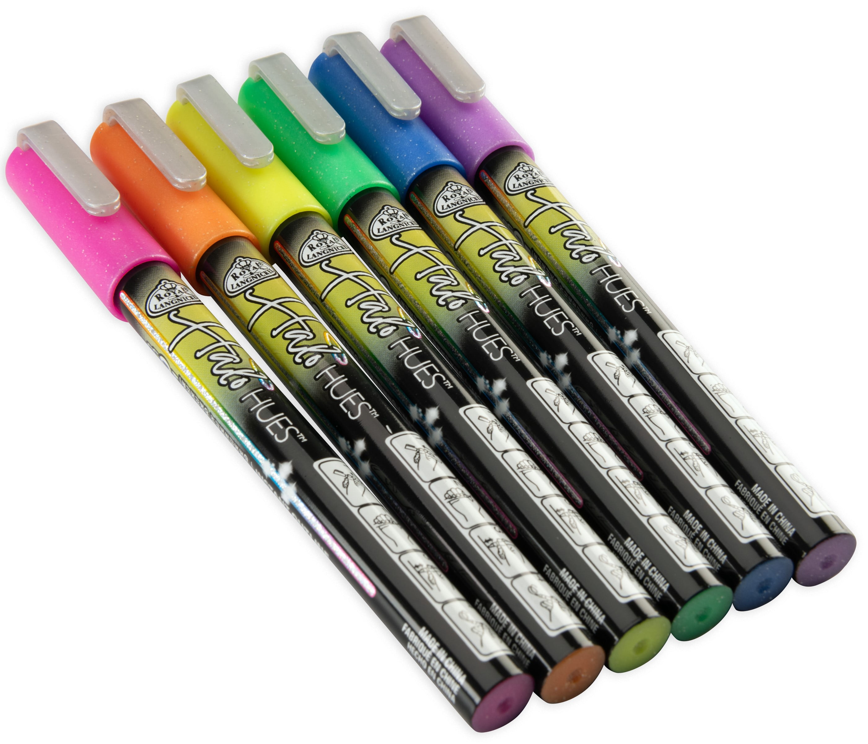 Royal & Langnickel - 6pc 2MM Outline Marker Set, Halo Hues