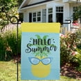 thumbnail image 3 of Northlight Hello Summer Pineapple Outdoor Garden Flag - 12.5" x 18", 3 of 8