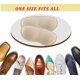 thumbnail image 2 of Whataatahia 4 pares de taloneras para hombres y mujeres, almohadillas para el talón para zapatos demasiado grandes, inserciones autoadhesivas para el talón para zapatos sueltos, alivio del dolor en, 2 of 6