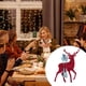 thumbnail image 3 of Inteprter 4 Uds bolsa de cubiertos de Navidad de tela lindo portátil reutilizable hogar comedor decorativo cuchara tenedor cubiertos regalo Kits de decoración para fiestas Rojo, 3 of 6