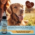 thumbnail image 2 of Pet Vet Medic Flavored Activated Charcoal Gel for Dogs & Cats (60ml Bottle), Dog First Aid Activated Charcoal, Absorbs Toxins, Supports Poisoning, Diarrhea & Gas Relief, Emergency Pet Dog Supplies, 2 of 7