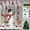 Gray, variant on Christmas Shower Curtain Snowman Christmas Balls Shower Curtains for Bathroom Winter Xmas Decor, Waterproof Polyester Shower Curtain Set with Hooks Stall Long 54"x78" Silver Pine Tree Branch Deer