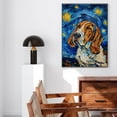 thumbnail image 5 of Hudo Starry Night Basset Fauvede Bretagne Canvas Print - Van Gogh Inspired Dog Poster Wall Art Decor, 5 of 5
