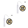 thumbnail image 3 of Cateissary 1M 2M alimentado por LED PIR Sensor USB noche luz cama armario escaleras cocina armario cualquier lugar luz Blanco cálido Tipo 1 2piezas, 3 of 6