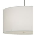 thumbnail image 4 of Meyda 152359 32 in. Cilindro Papel Blanco Pendant, Brushed Nickel No.149915 White Paper Shade, 4 of 7