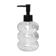 thumbnail image 2 of Refillable Liquid Hand Soap Dispenser with Pump for Bathroom and Kitchen, Glass Bottle, 350ml, Leak-Proof, Reusable, Stylish Design, 2 of 6