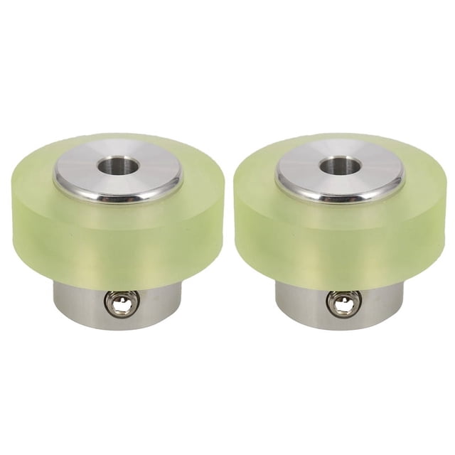 2X,300mm Aluminum Polyurethane Industrial Encoder Wheel Measuring Wheel for Measuring Rotary Encoder