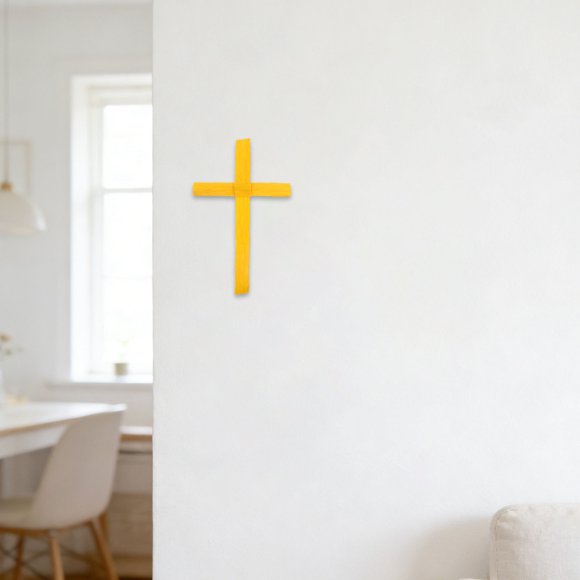 BESTYASH 6Ud Cruces Para Hechas Con Palma Ideal Para Religiosa En Pared