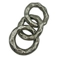 thumbnail image 3 of Bergamo Art 7 Inch Decorative Handmade Aluminum Modern Chain Sculpture in Nickel, 3 of 4