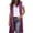Hot Pink, variant on Women's Spring Fall Fashion Casual Solid Color Long Sleeveless Open Front Vest Everyday Versatile Duster Cardigan Sweater Women Green,S
