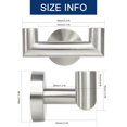 thumbnail image 2 of Gancho para toallas NearMoon Bathroom Double SUS304 de acero inoxidable, paquete de 2, 2 of 7