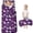 Unicorn and Rainbow Purple Pattern, variant on Unicorn and Rainbow Purple Pattern Teens Toddler Nap Mat with Pillow, Sleeping Mat Bag for Preschool Daycare 59"x22"