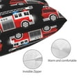 thumbnail image 5 of Cauagu Fire and Rescue Truck Print Pillow Covers with Envelope Closure,1PC Pillow Cases Decorative Pillow Case for Bed & Couch, Pillows Not Included-20"x30", 5 of 6
