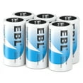 thumbnail image 6 of EBL 123  CR123A Lithium Batteries (6 Pack) 1600mAh, 3V Photo Batteries,Non-rechargeable, 6 of 6