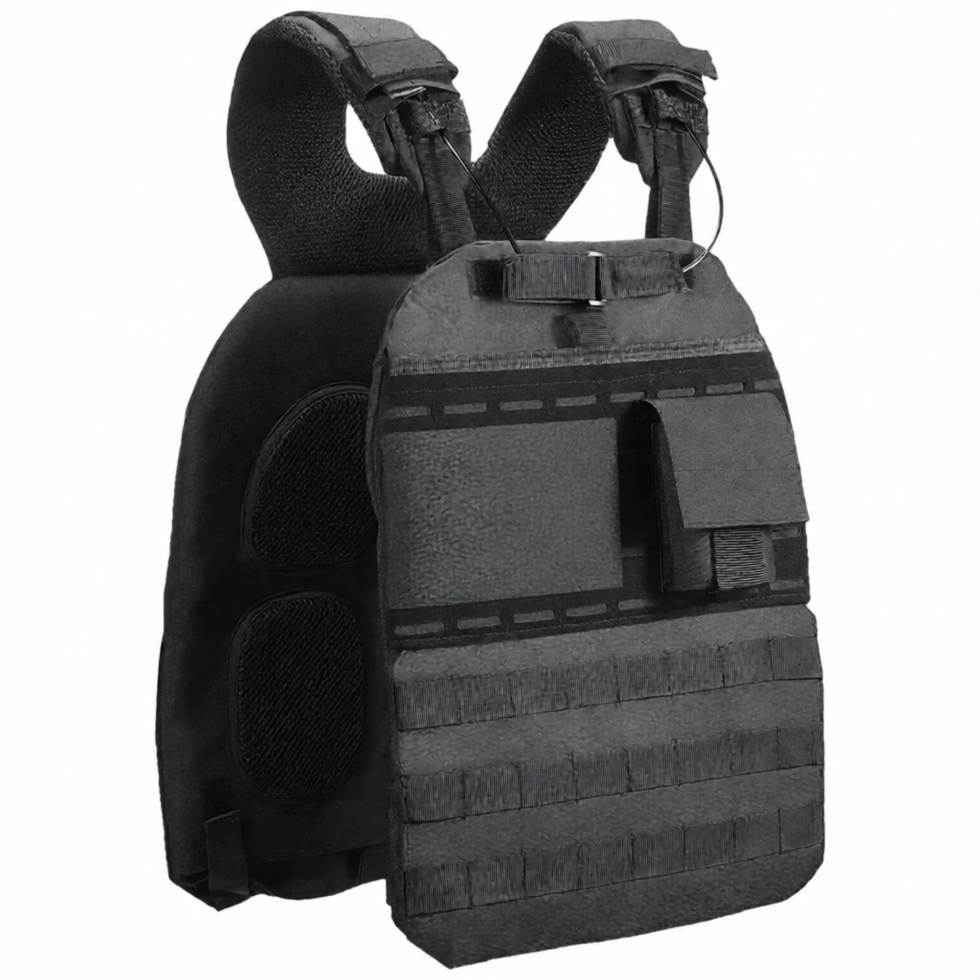 40lb Weighted Vest, Adjustable Body Weight Jacket for Men Women, Workout Equipment for Strength & Endurance Training, Running, Jogging, Walking & Weight Loss
