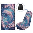 thumbnail image 6 of XYZCANDO Dolphin Cherry Blossom Design Versatile Car Seat Cover, Stain-Repellent Durable Non-Slip Seat Covers for Cars SUVs Sedans, 6 of 10