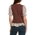 thumbnail image 2 of Nanette Nanette Lepore womens  Mixed Media Top, XL, 2 of 3