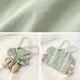 thumbnail image 4 of Bolsa De Ejercicios Bolso de fitness de nailon bolsas de gimnasio portátiles plegables para fútbol al aire libre (verde), 4 of 7