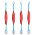 thumbnail image 1 of Miangastore 4pcs Convenient Pet Toothbrushes Double-end Dog Tooth Cleaning Brushes Pet Teeth Cleaners, 1 of 8