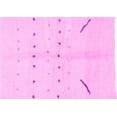 thumbnail image 1 of Ahgly Company Indoor Rectangle Solid Pink Modern Area Rugs, 7' x 9', 1 of 4