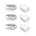 thumbnail image 1 of LinQingQ [Apple MFi Certified] iPhone Charger Fast Charging,6FT 3Pack Fast USB C Wall Chargers Plug Adapter USB C to C Cable Cord for Apple iPhone 17E/17/17 Pro/17 Pro max/Air/16/16 Pro Max/15,iPad Pr, 1 of 1