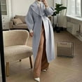 thumbnail image 2 of Vedolay Womens Winter Jacket Fashion Women Casual Solid Hooded Plush Warm Jackets Grey,L, 2 of 5