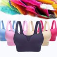 thumbnail image 4 of Top de Yoga Soidarity para mujer chaleco deportivo sin costuras sujetador de realce color piel S,M,L,XL, 4 of 6