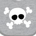thumbnail image 4 of Inktastic Skull Design Boys or Girls Baby Bib, 4 of 4