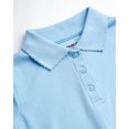thumbnail image 2 of Beverly Hills Polo Club Girls' School Uniform Shirt – 3 Pack Short Sleeve Polo T-Shirt (Size: 4-16), 2 of 6