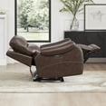 thumbnail image 4 of CHITA Electric Power Recliner Chair with Cup Holder and USB Charge, Brown, 4 of 20