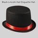 thumbnail image 4 of Sombrero de mago, sombrero de copa negro, sombrero de ala corta, sombrero de copa occidental para niños, hombres y adultos., 4 of 8