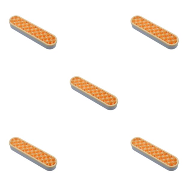 Maoww Porte-Brosse Élégant pour Rangement Cosmétique Boîte de Rangement Cosmétique Étanche Jaune 5Set