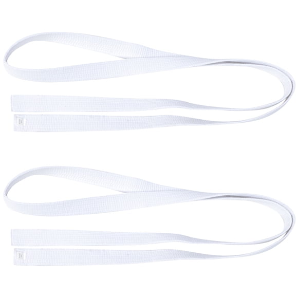 OULII 2Pcs Karate Belt White for Martial Arts Training and Competitions