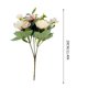 thumbnail image 3 of Arreglo floral de seda con rosas de camelia simuladas | Ramo floral artificial realista para decoración del hogar, centro de mesa y accesorios de boda, 3 of 5