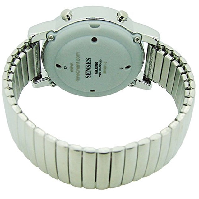 ¡TimeChant Atómica! Reloj parlante - Sets Hself Senses Metal Reloj parlante fácil de leer FIVE SENSES FIVE SENSES
