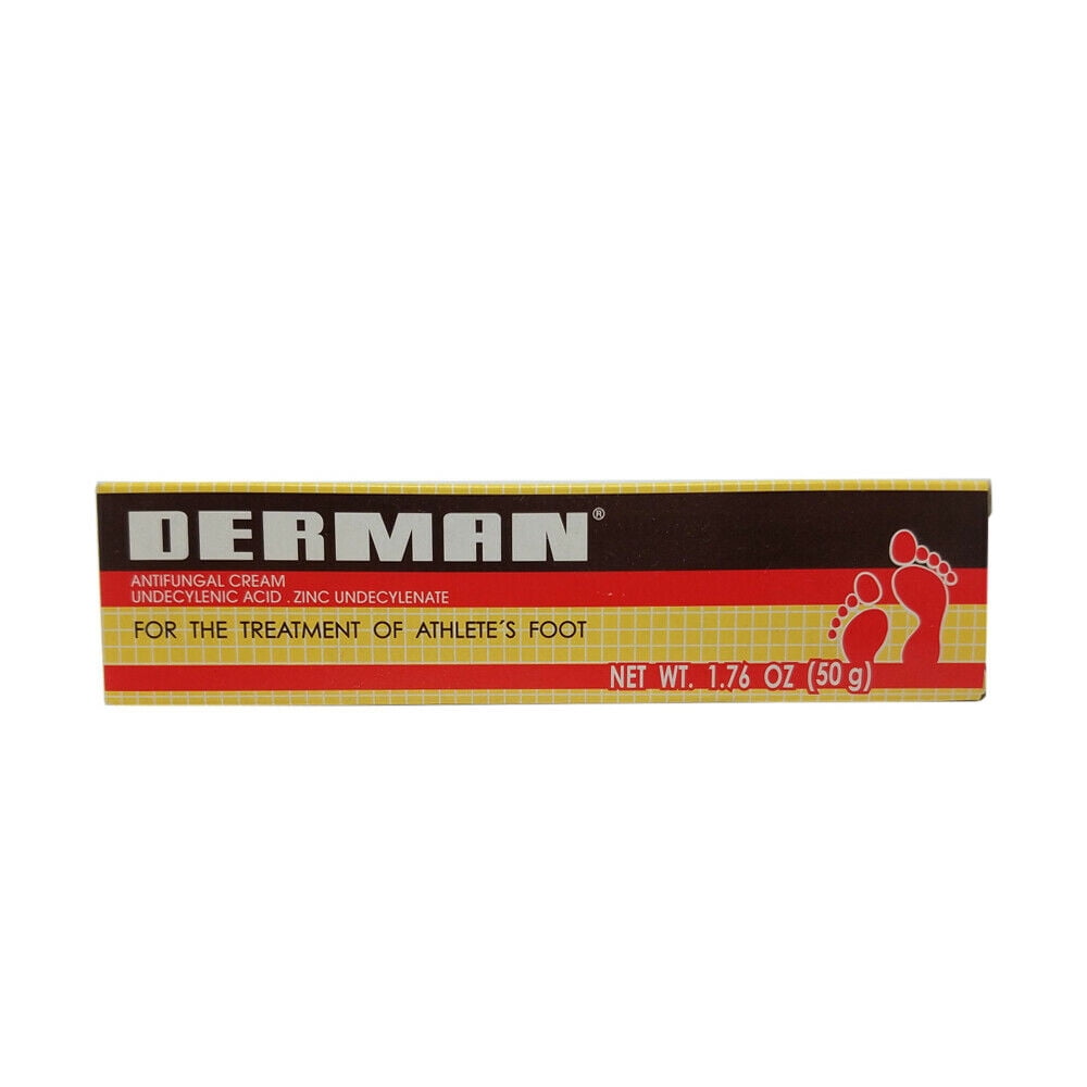 Derman Antifungal Cream. Athlete's Foot Treatment. Anti Fungus. 1.76 Oz